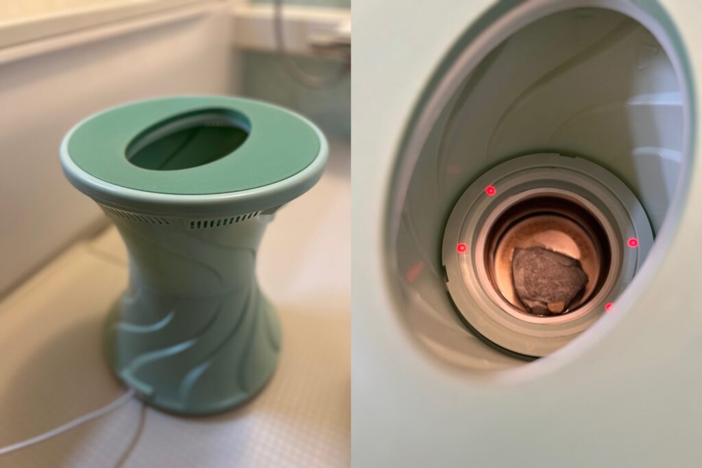 自宅でよもぎ蒸し