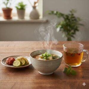 発酵食品とハーブの写真