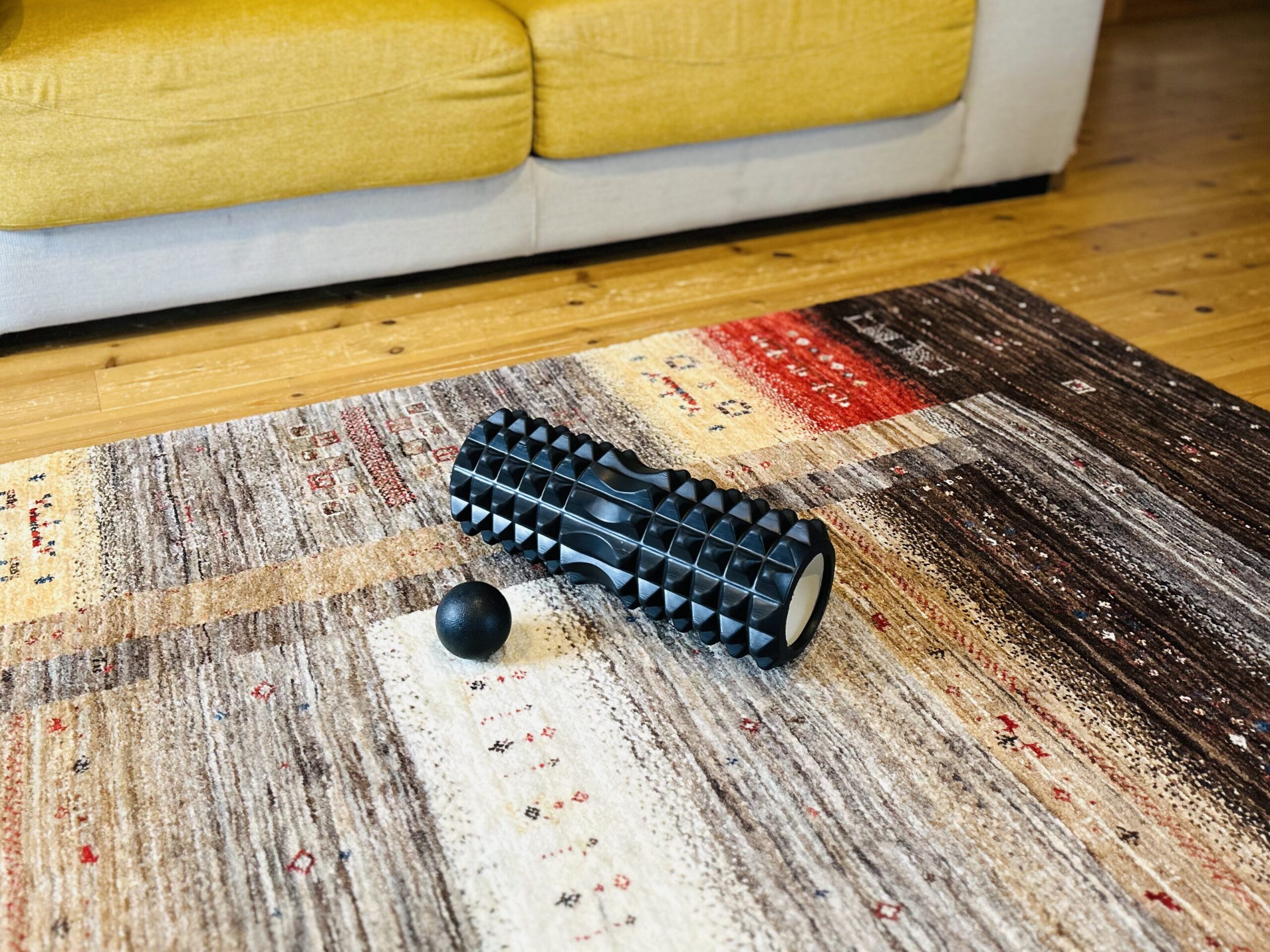 フォームローラーとマッサージボール